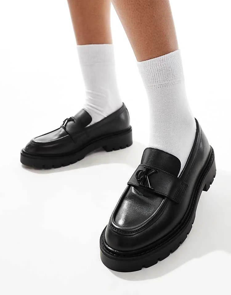 Calvin Klein Jeans Flatform Loafer In Black For Women Triple Black 1 Calvin Klein Jeans Flatform Loafer In Black For Women Triple Black