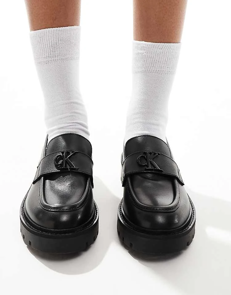 Calvin Klein Jeans Flatform Loafer In Black For Women Triple Black 4 Calvin Klein Jeans Flatform Loafer In Black For Women Triple Black - Image 4