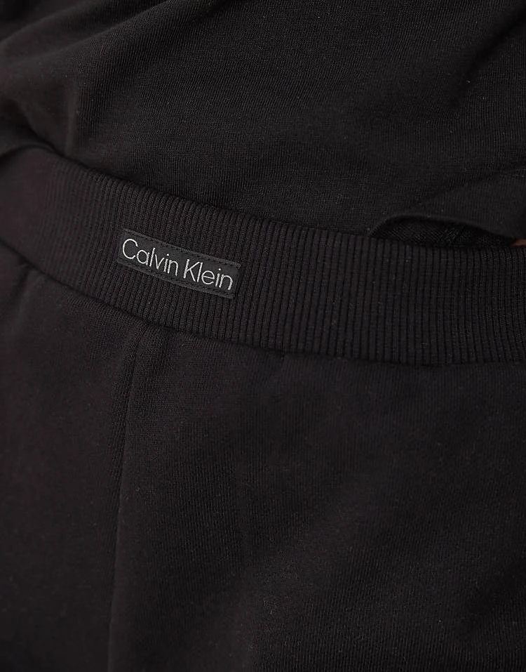 Calvin Klein Jeans Mini Logo Jersey Shorts In Black For Women Ck Black 5 Calvin Klein Jeans Mini Logo Jersey Shorts In Black For Women Ck Black - Image 5