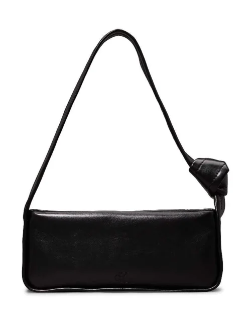 Calvin Klein Jeans Knotted Shoulder Bag In Black For Women